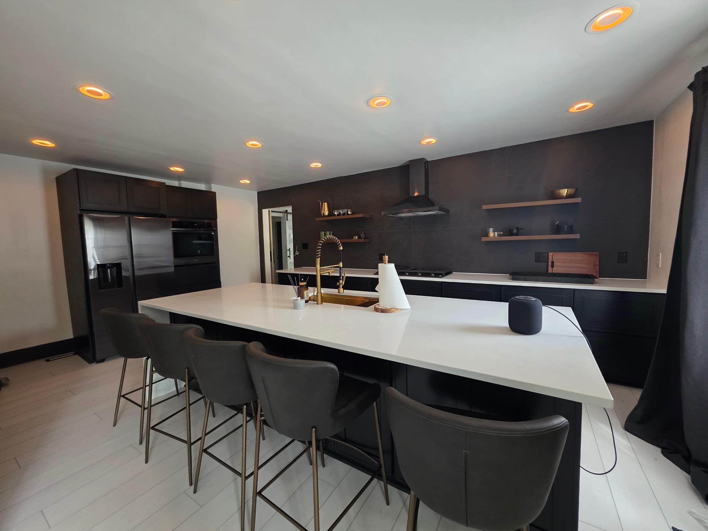 Shaker Heights Black Shaker Kitchen